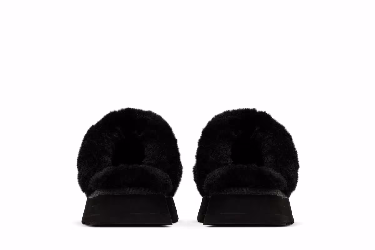 UGG Women's Disquette Slipper Black, view 7