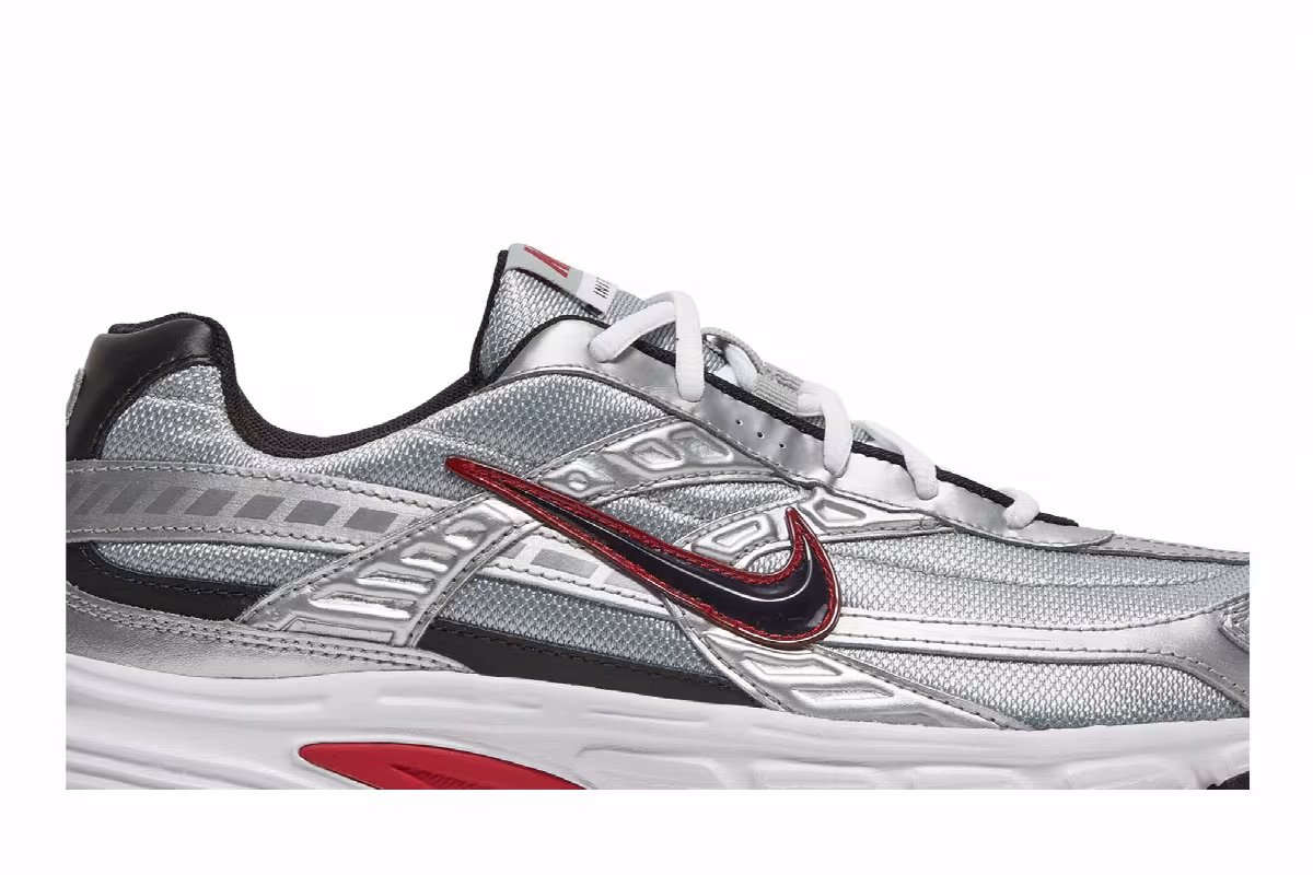 Nike Initiator Metallic Silver Red, view 3