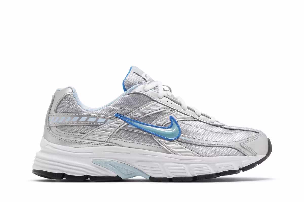 Nike Women's Initiator Metallic Silver Ice Blue, view 2