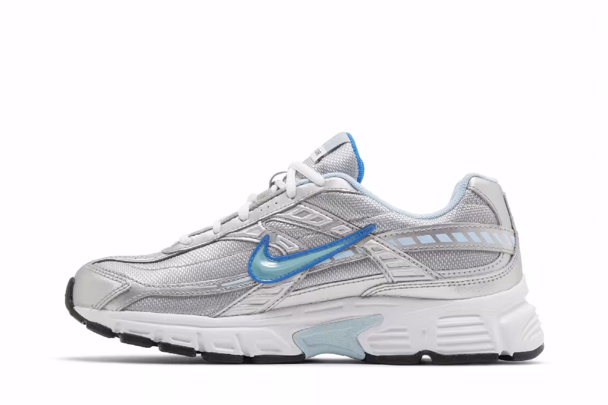 Nike Women's Initiator Metallic Silver Ice Blue, view 4