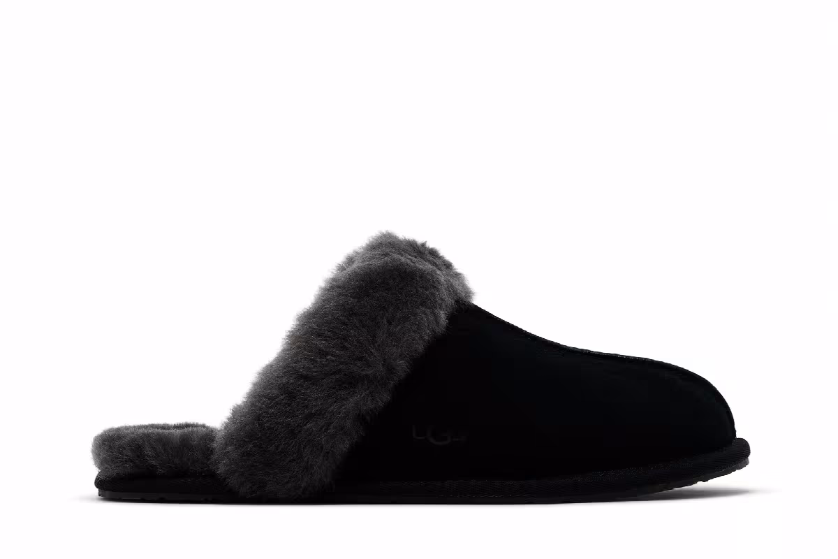 UGG Women's Scuffette II Black Grey, view 2