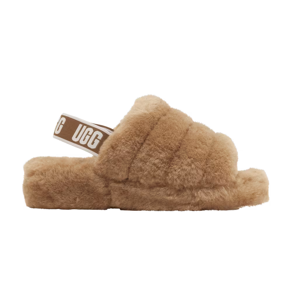 UGG Women's Fluff Yeah Slide Chestnut