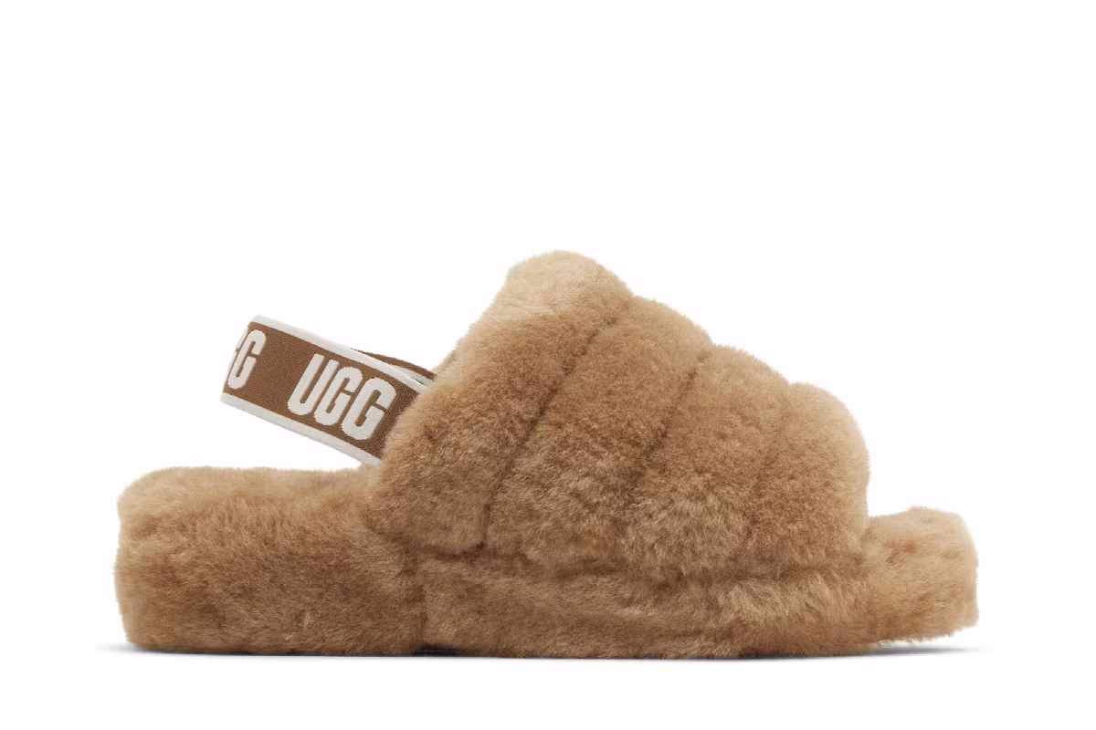 UGG Women's Fluff Yeah Slide Chestnut, view 2