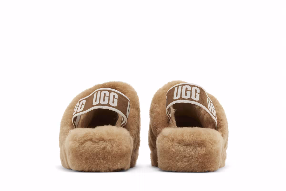 UGG Women's Fluff Yeah Slide Chestnut, view 7