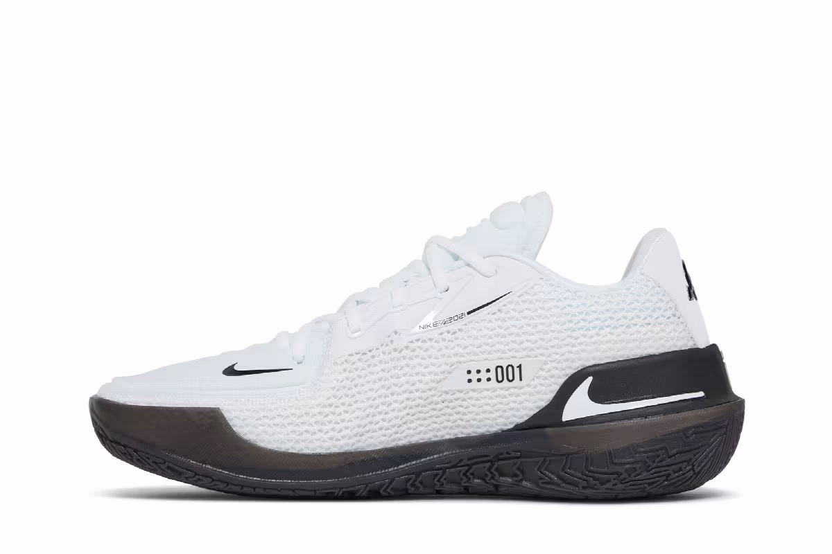Nike Air Zoom GT Cut TB White Black, view 4