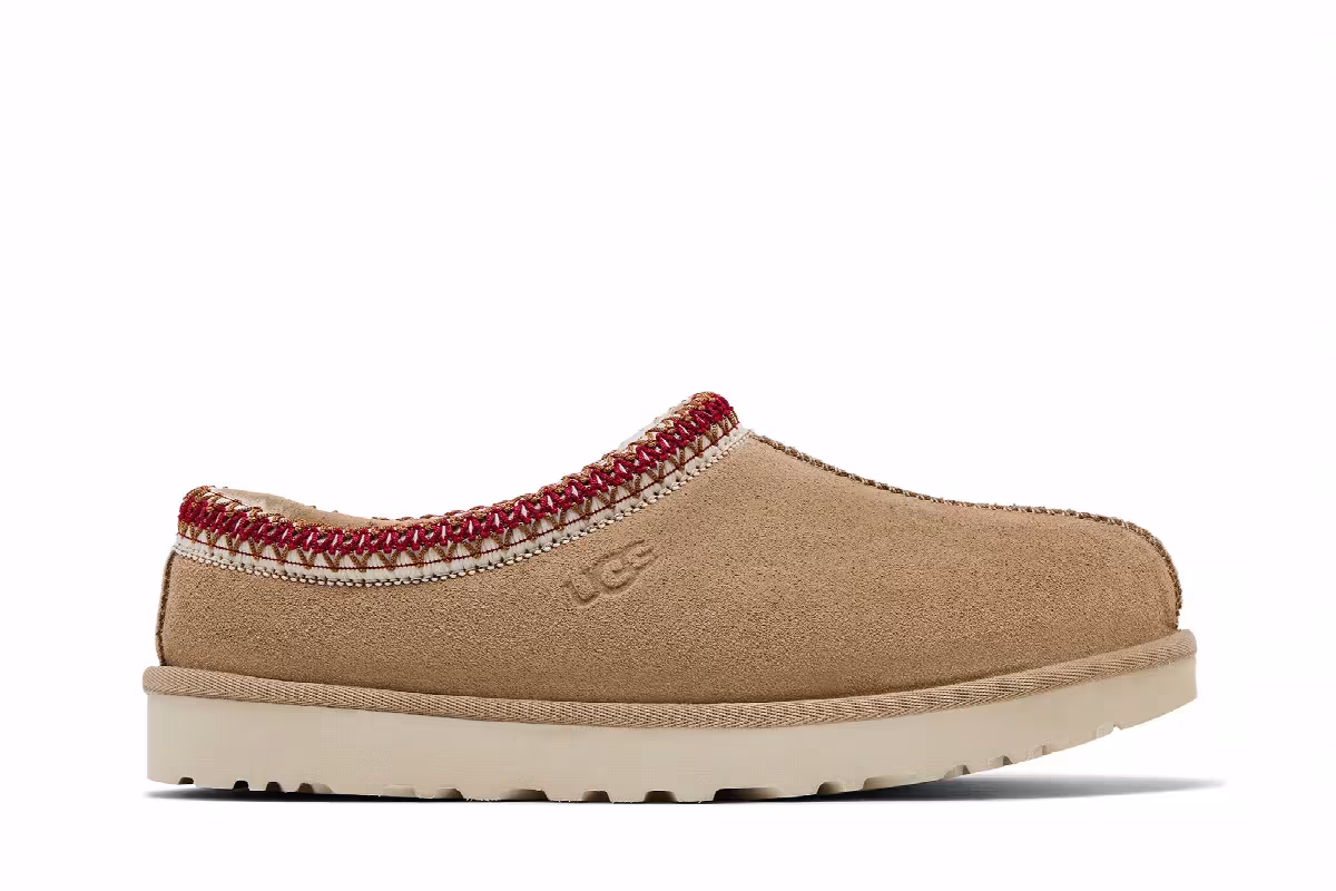 UGG Women's Tasman 2 Slipper Sand Dark Cherry, view 2