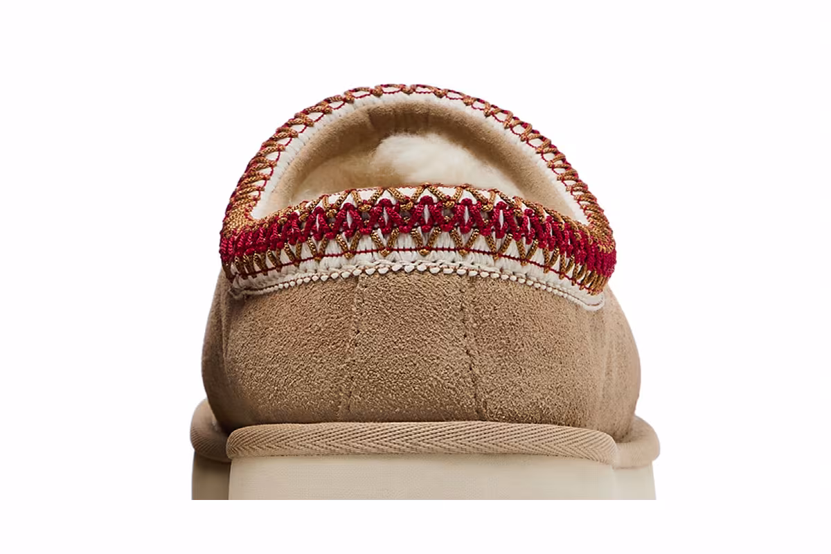 UGG Women's Tasman 2 Slipper Sand Dark Cherry, view 8