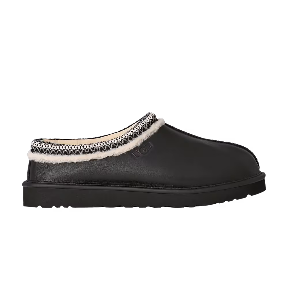 UGG Tasman Leather Slipper Black