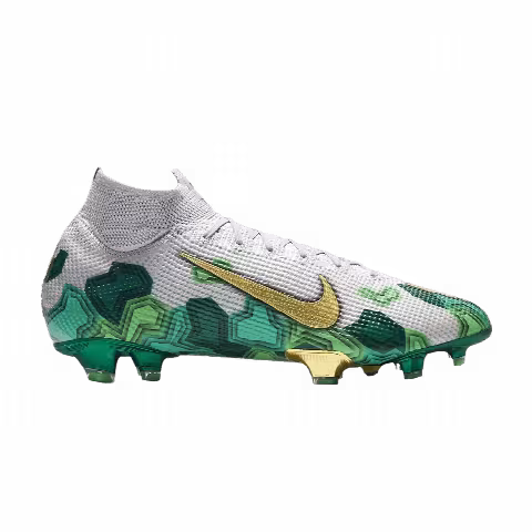 Nike Mercurial Superfly 7 Elite SE FG 'Grey Electro Green Gold'