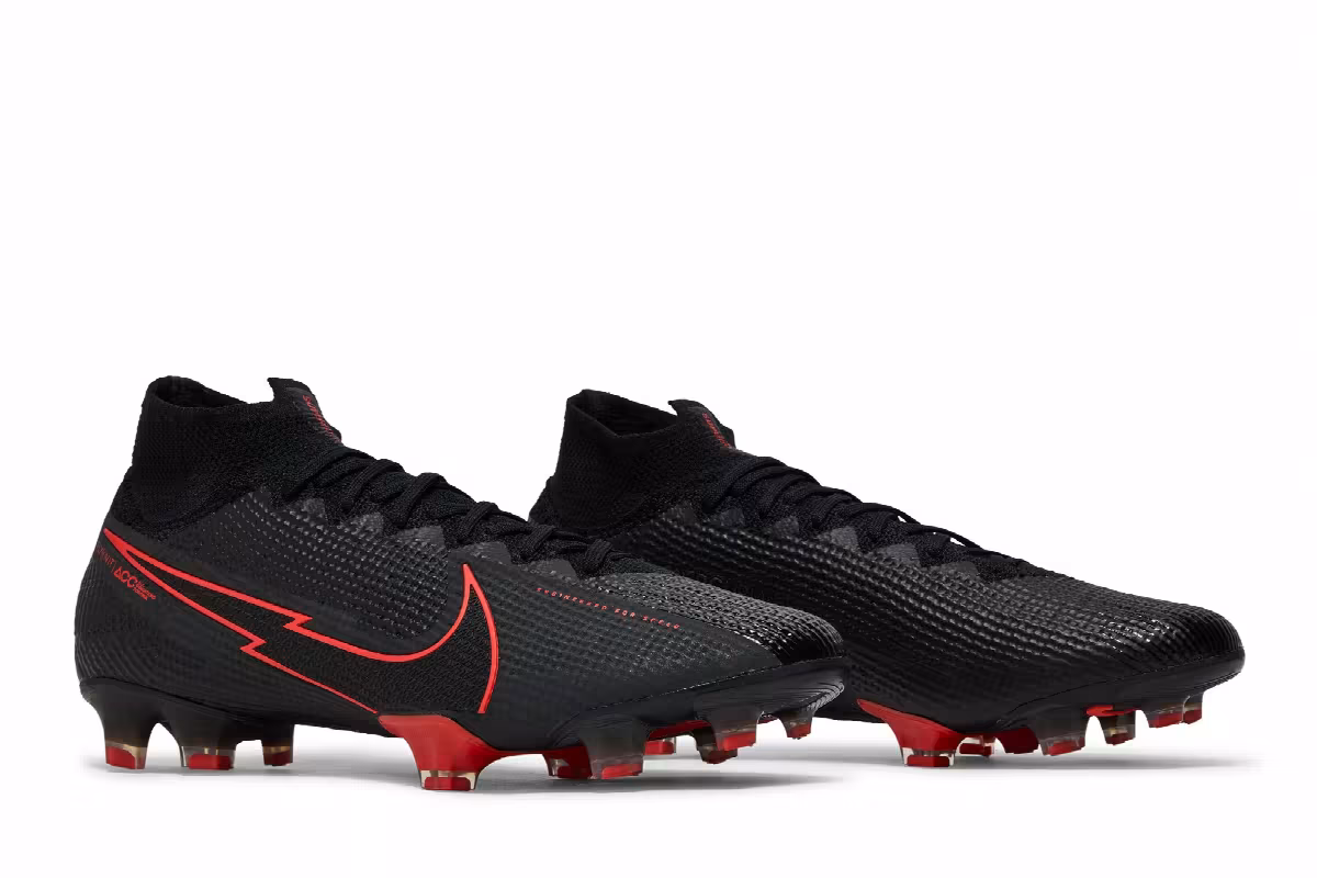 Nike Mercurial Superfly 7 Elite FG Chile Red Pack - Black, view 9