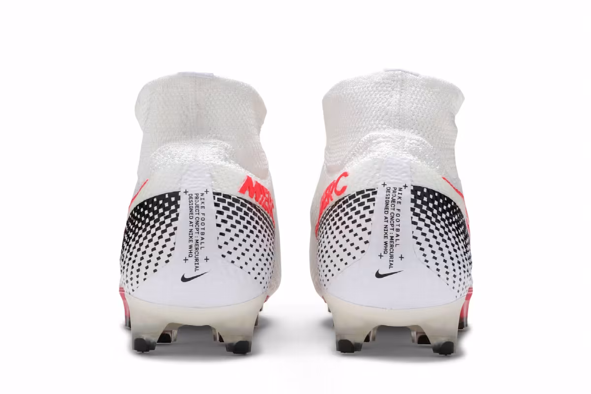 Nike Mercurial Superfly 7 Elite FG White Laser Crimson, view 7