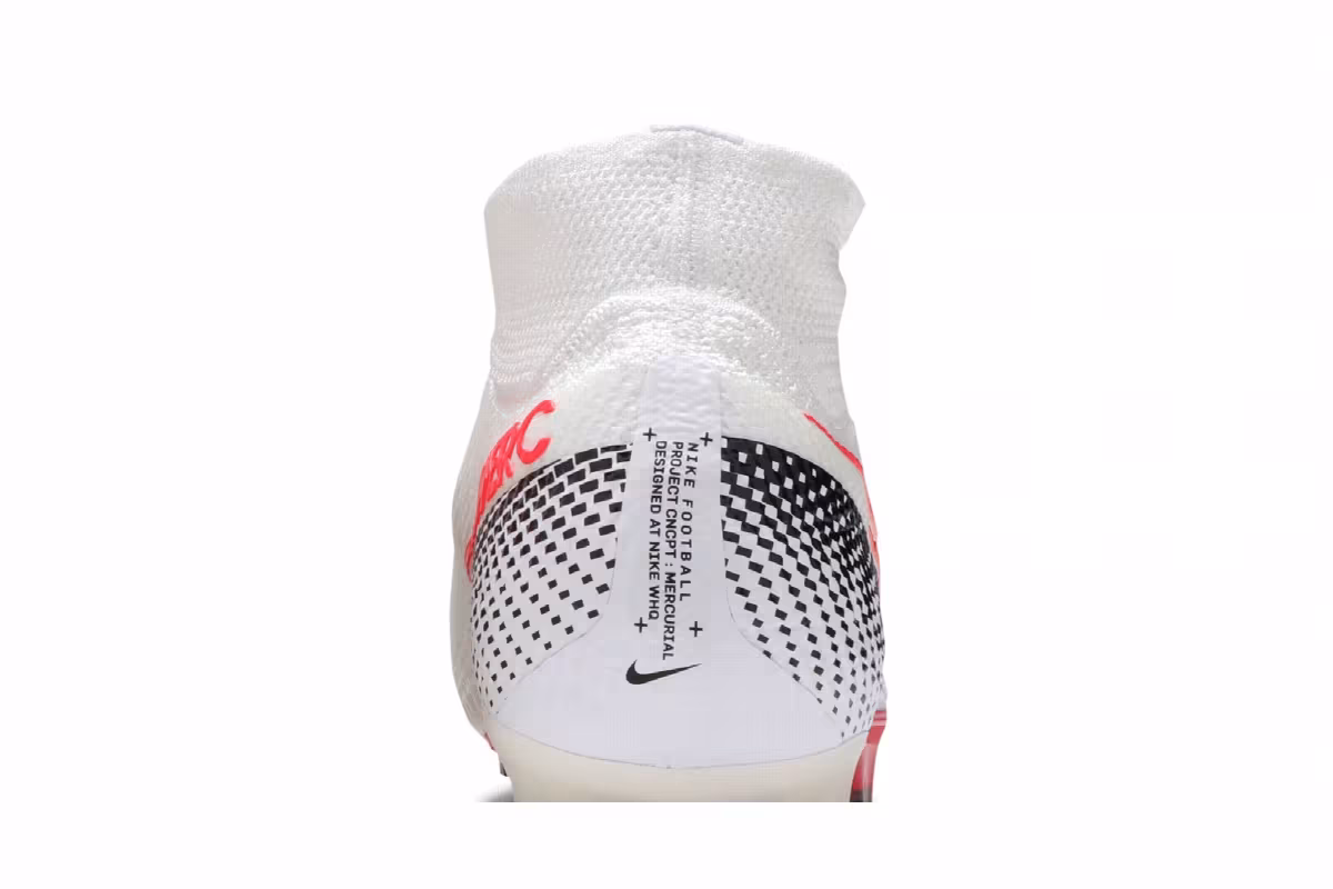 Nike Mercurial Superfly 7 Elite FG White Laser Crimson, view 8