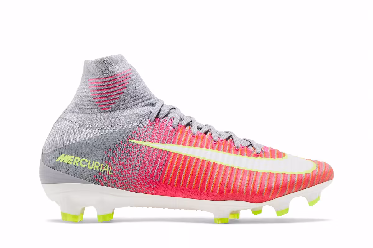 Nike Women's Mercurial Superfly 5 SG Pro Hyper Pink Wolf Grey, view 2