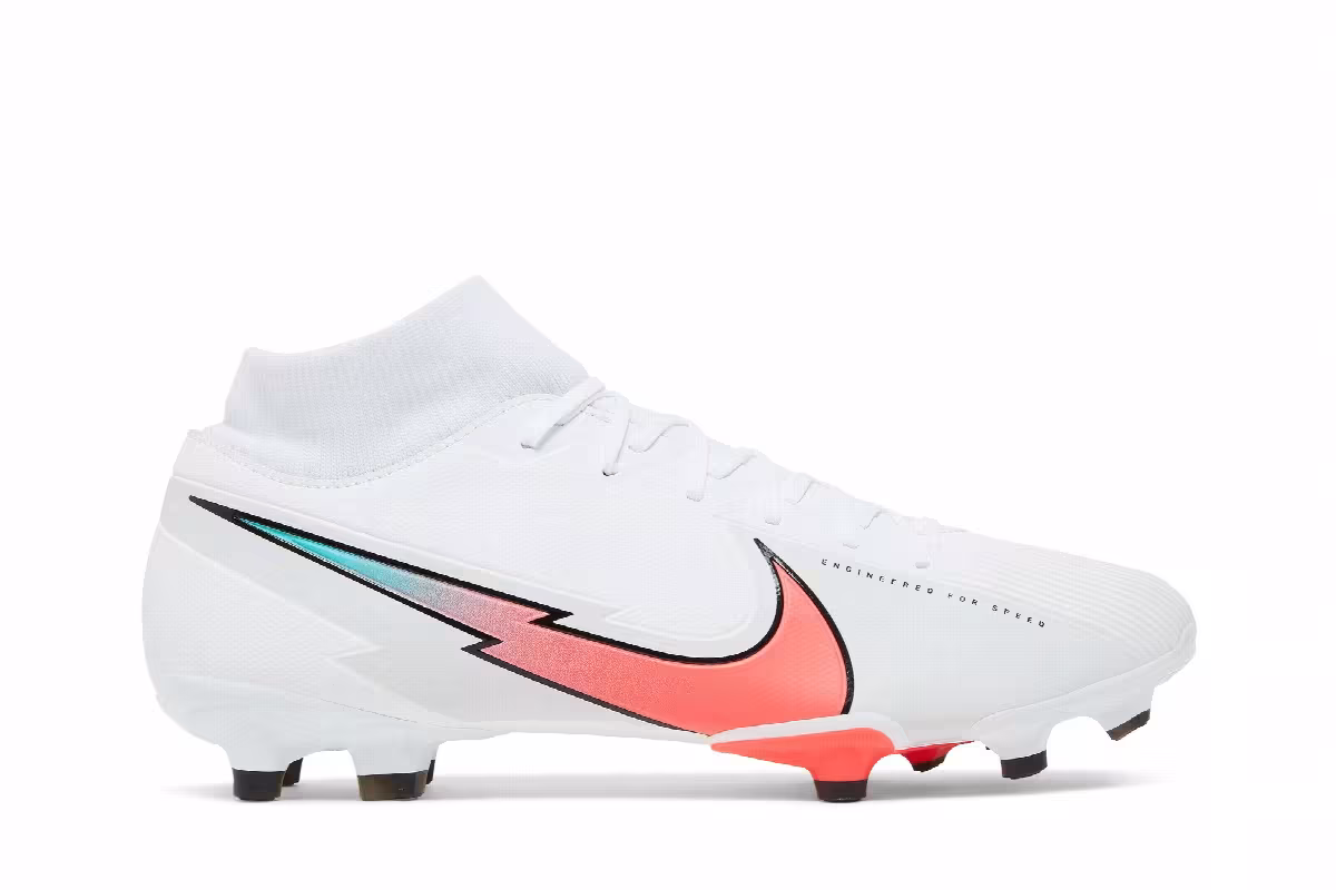 Nike Mercurial Superfly 7 Academy MG White Crimson Jade, view 2