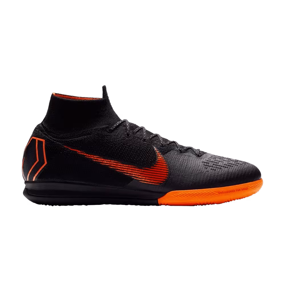 Nike Mercurial SuperflyX 6 Elite IC Black Orange