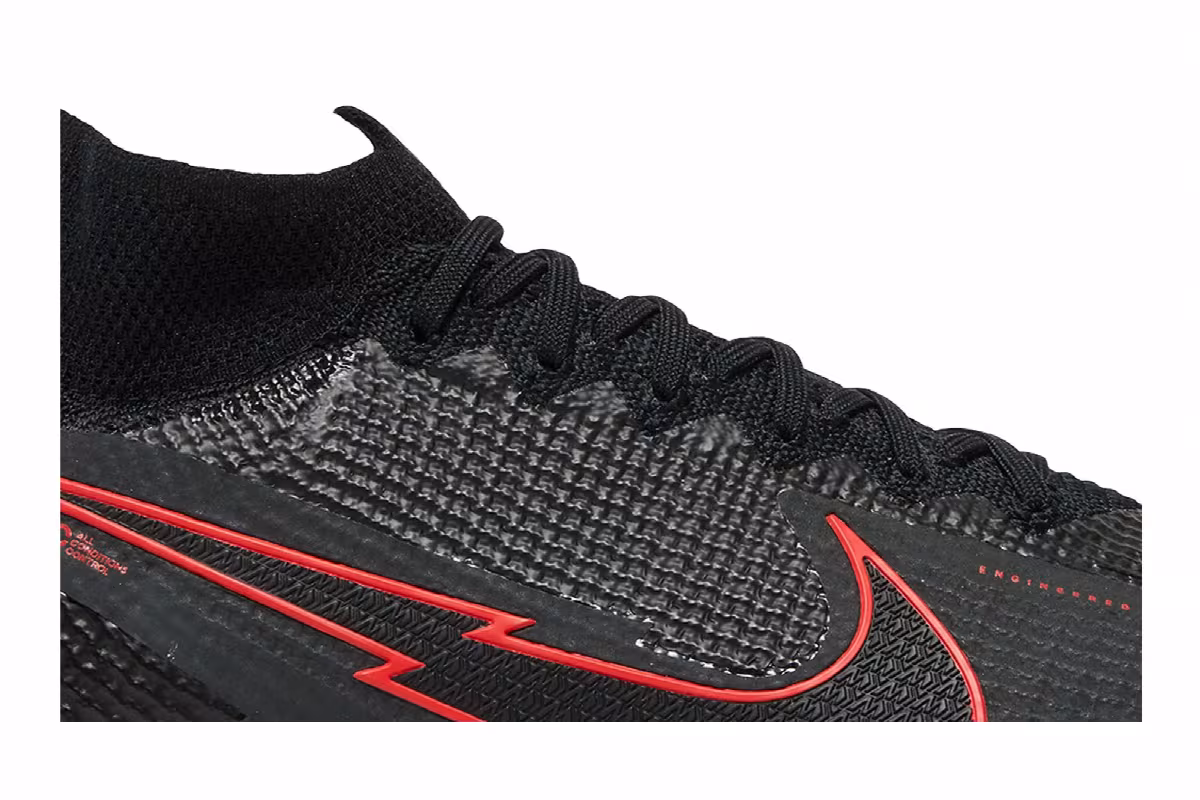 Nike Mercurial Superfly 7 Elite FG GS Chile Red Pack - Black, view 3