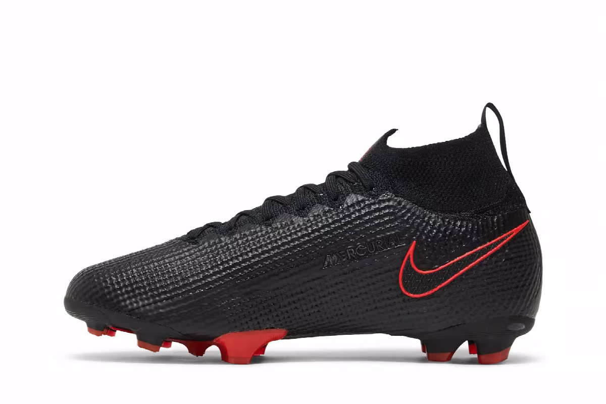 Nike Mercurial Superfly 7 Elite FG GS Chile Red Pack - Black, view 4