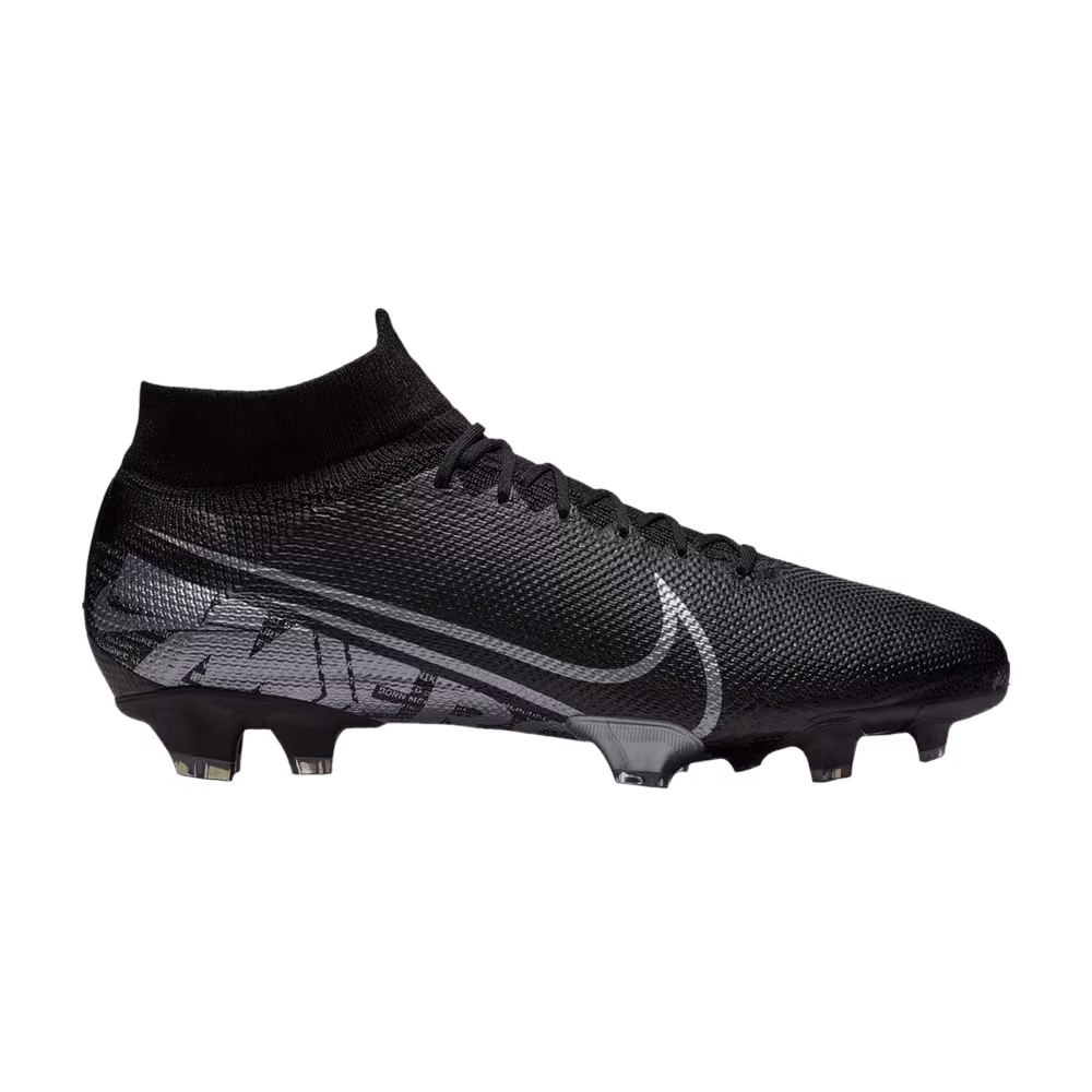 Nike Mercurial Superfly 7 Pro FG Black Metallic Cool Grey