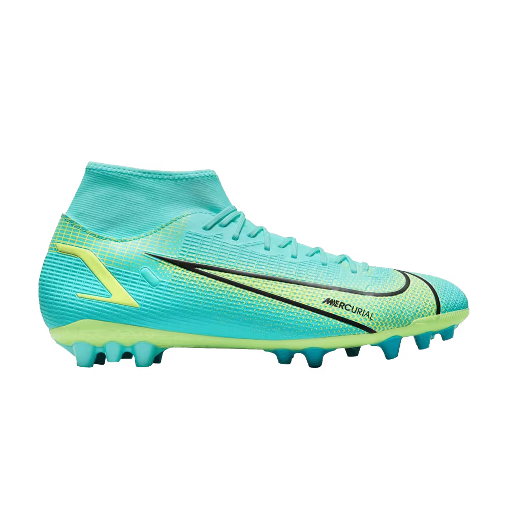 Nike Mercurial Superfly 8 Academy AG Dynamic Turquoise Lime Glow