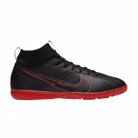 Nike Mercurial Superfly 7 Academy IC GS 'Black Chile Red'