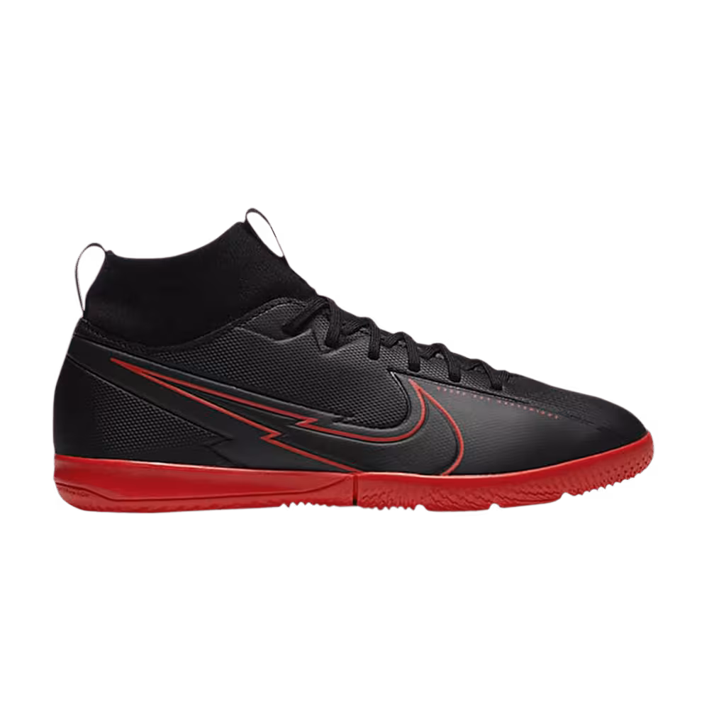 Nike Mercurial Superfly 7 Academy IC GS Black Chile Red