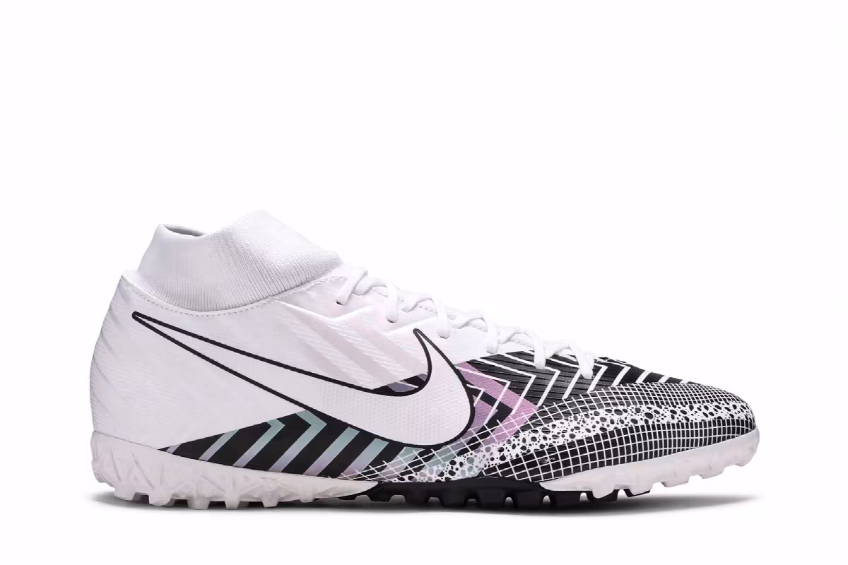 Nike Mercurial Superfly 7 Academy MDS TF Dream Speed - White Black, view 2