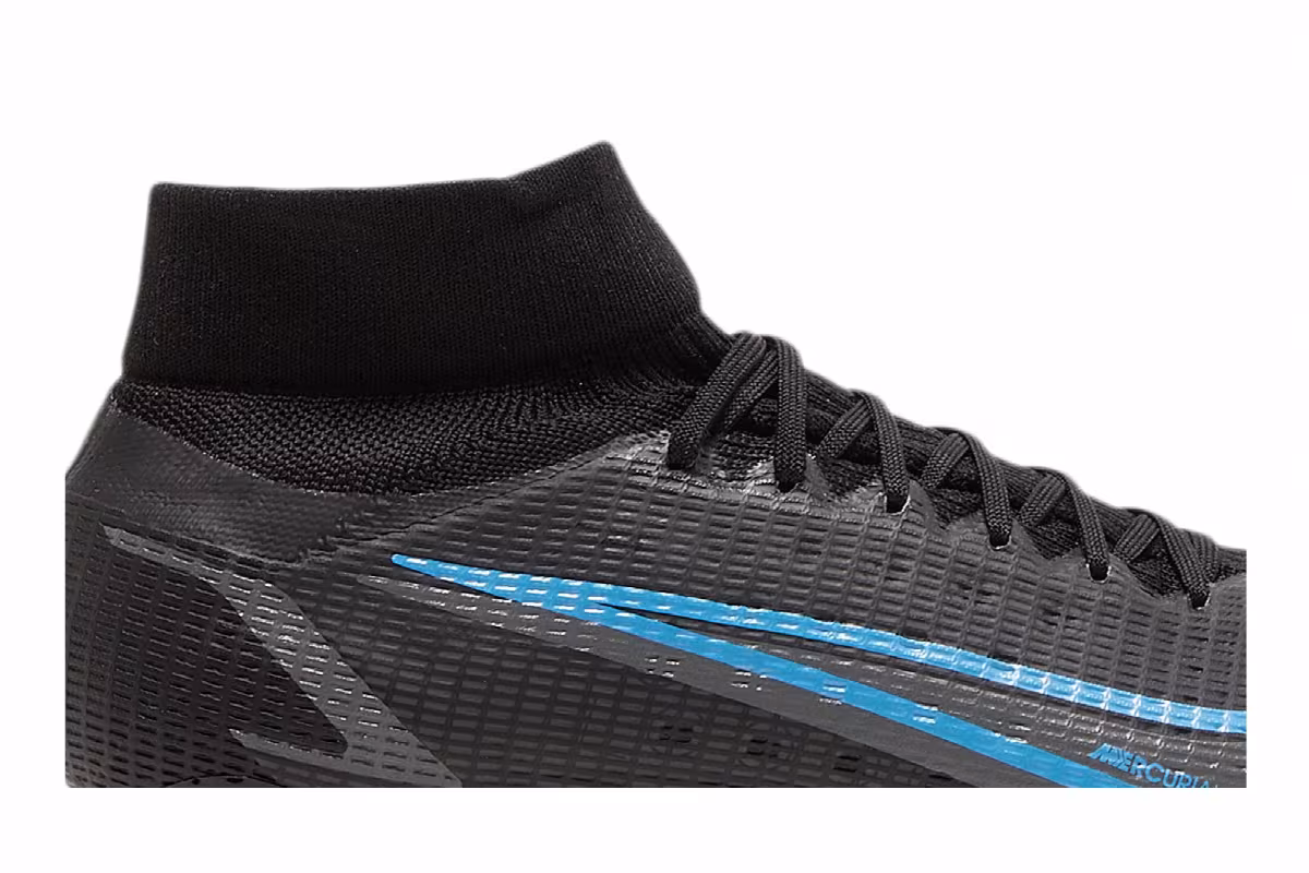 Nike Mercurial Superfly 8 Pro FG Black Photo Blue, view 3