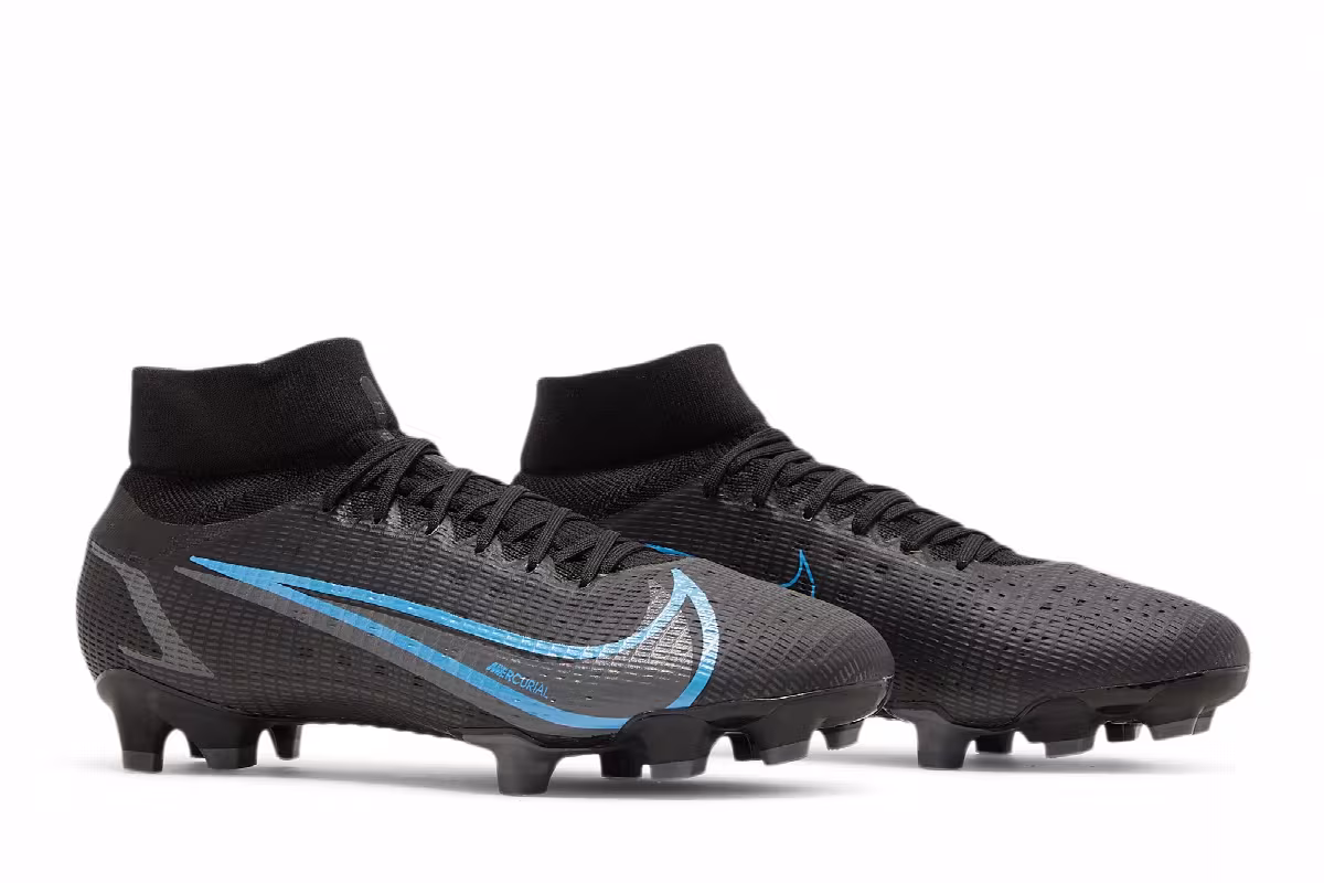 Nike Mercurial Superfly 8 Pro FG Black Photo Blue, view 9