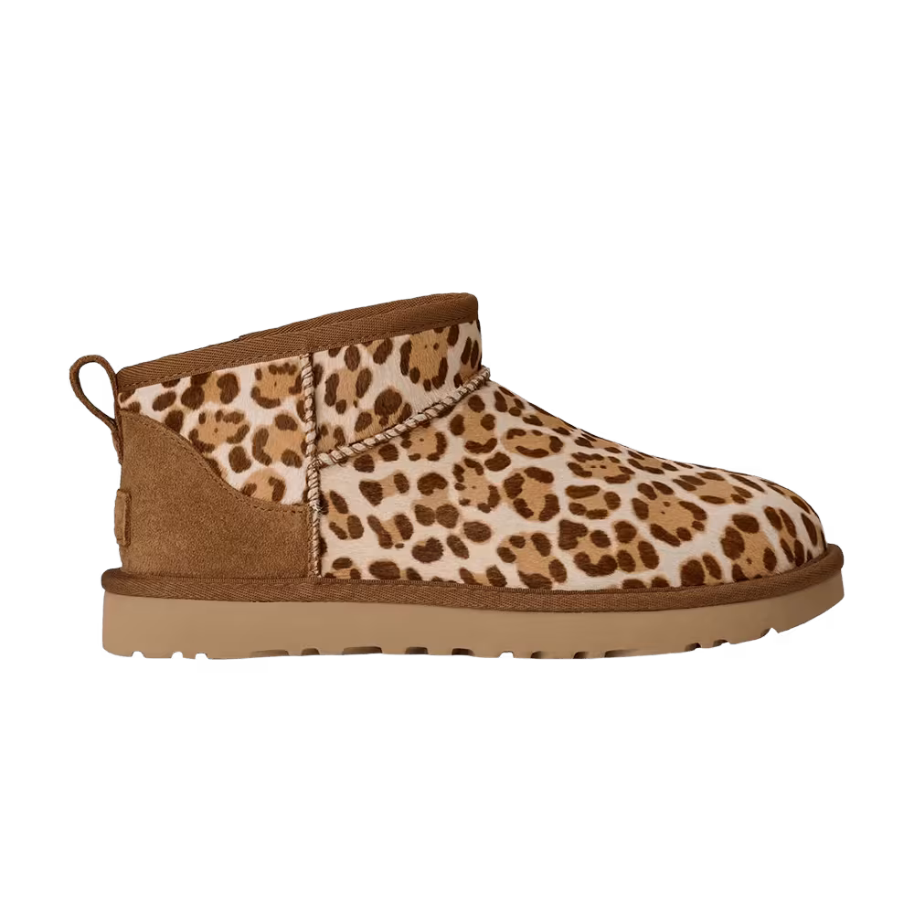 UGG Women's Classic Ultra Mini Boot Felicity Leopard Jasmine
