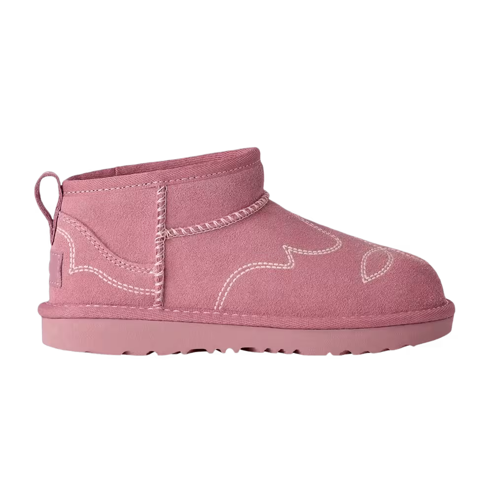 UGG Classic Ultra Mini Western Kids Dusty Orchid