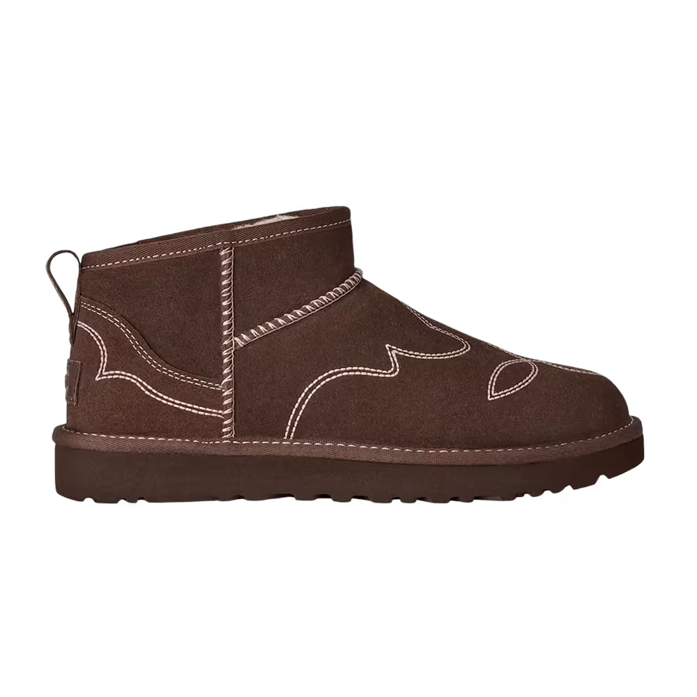 UGG Women's Classic Ultra Mini Western Burnt Cedar