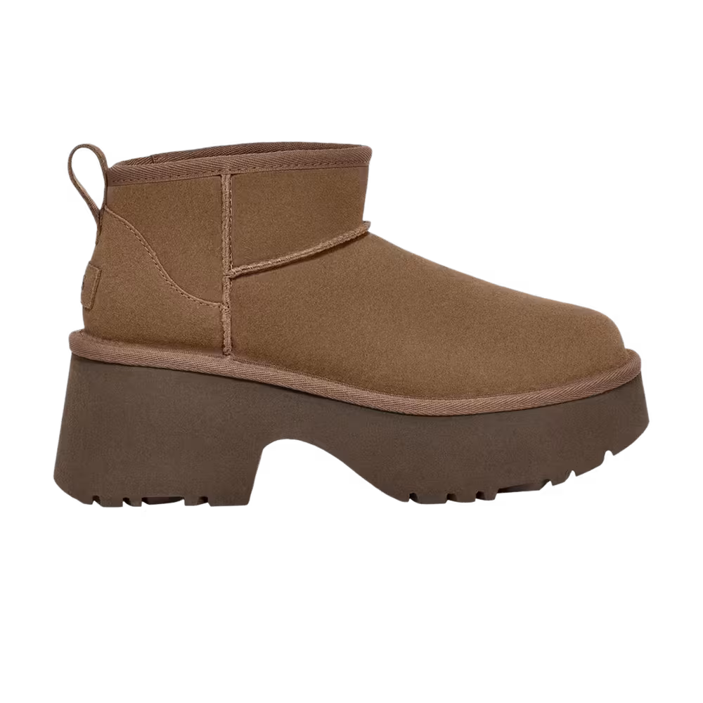 UGG Women's Classic Ultra Mini New Heights Boot Hickory