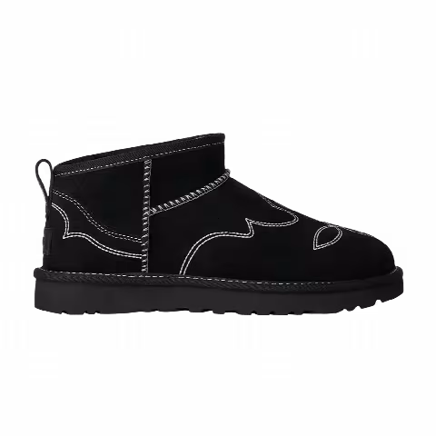 UGG Wmns Classic Ultra Mini Western 'Black'