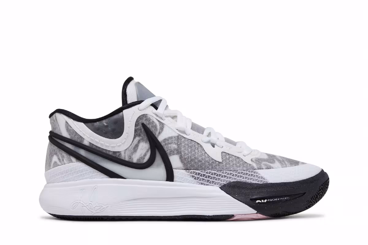 Nike Kyrie 8 White Black, view 2