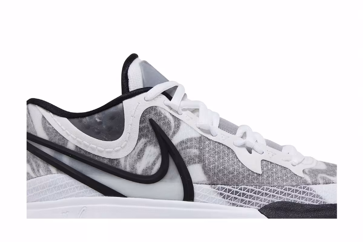 Nike Kyrie 8 White Black, view 3