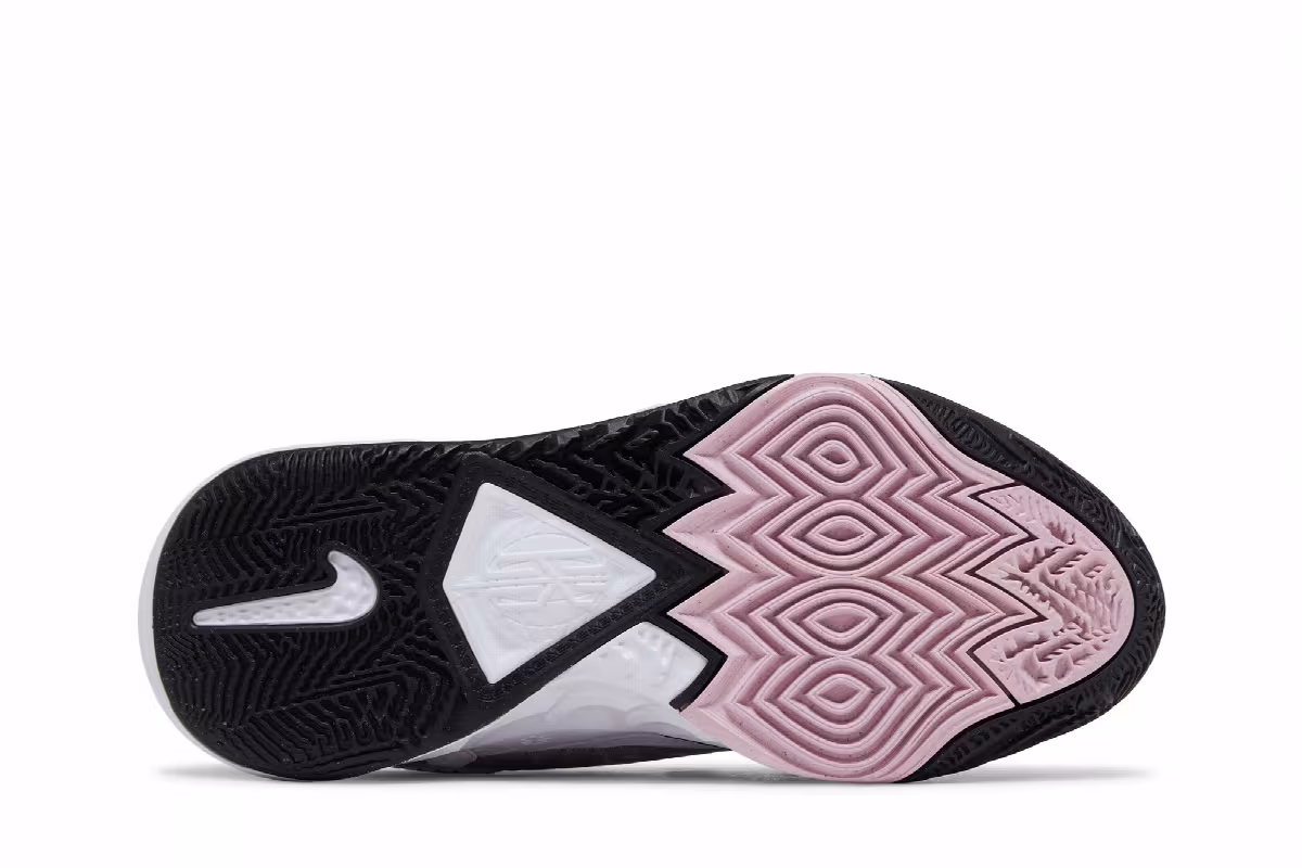 Nike Kyrie 8 White Black, view 5