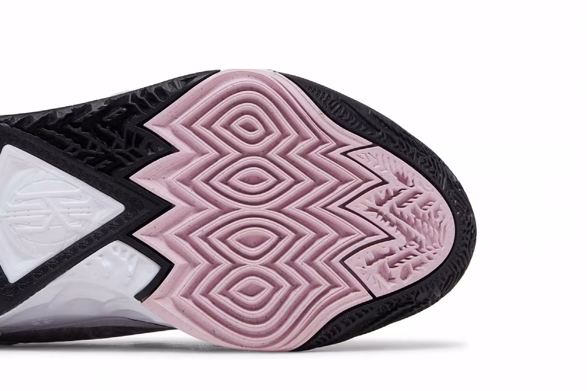 Nike Kyrie 8 White Black, view 6