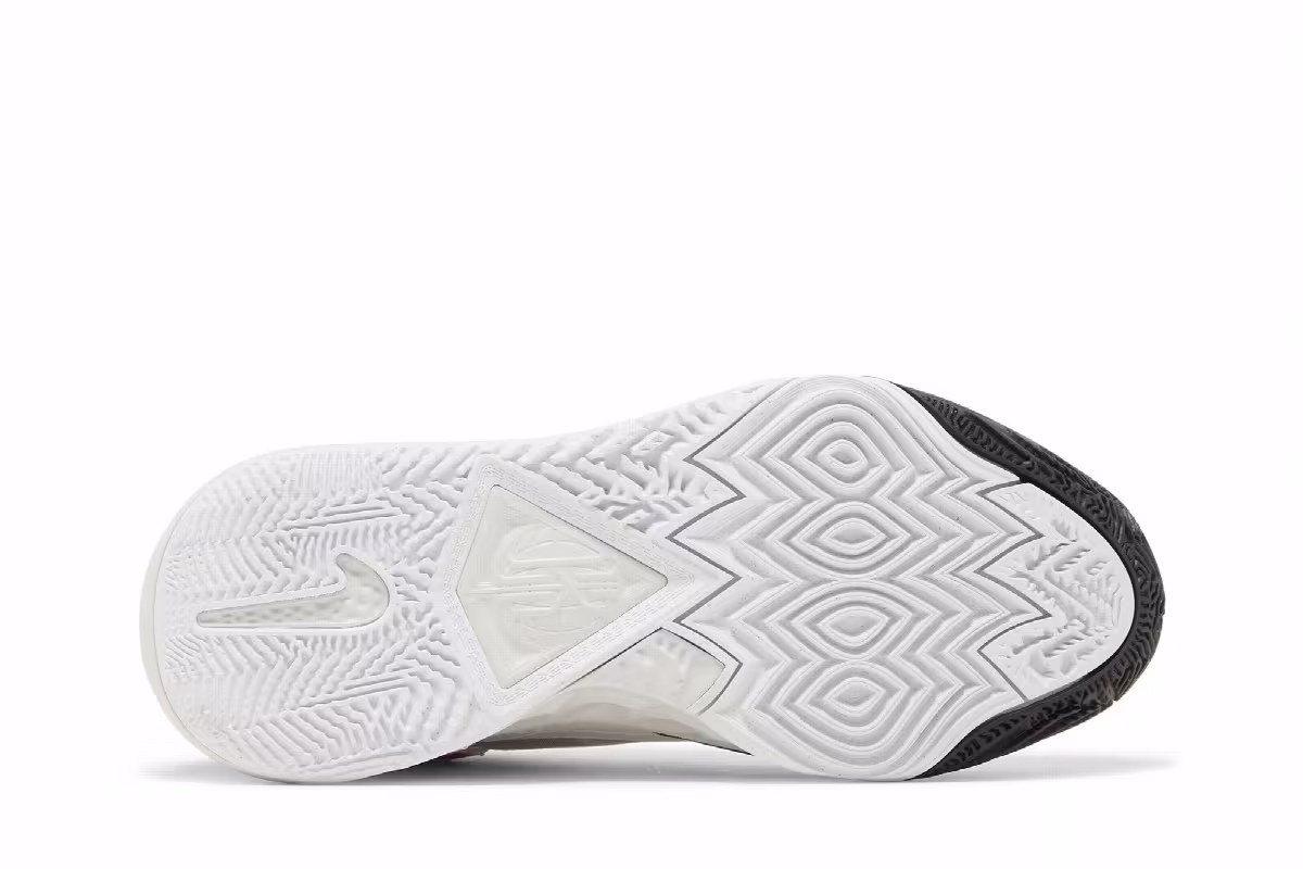 Nike Kyrie 8 White University Red, view 5