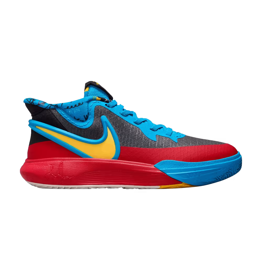 Nike Kyrie 8 GO SE PS Black Blue Tour Yellow