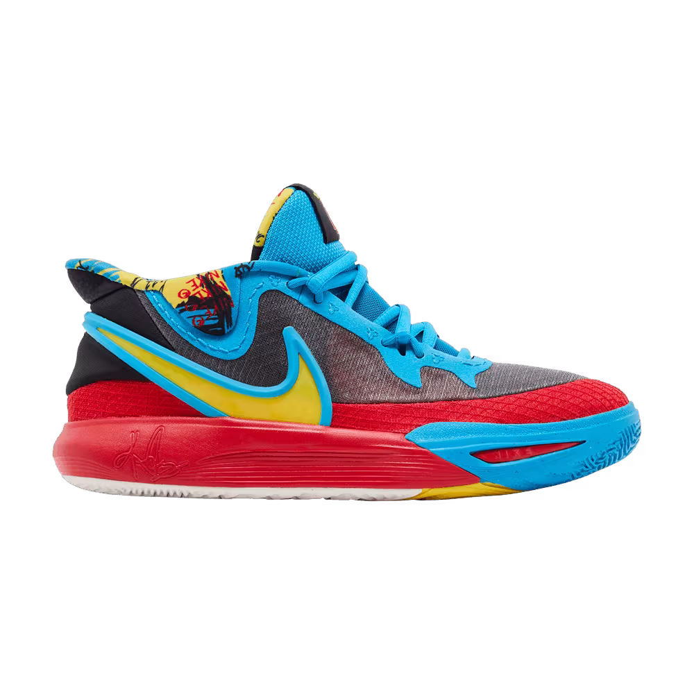 Nike Kyrie 8 GO SE GS Black Blue Tour Yellow
