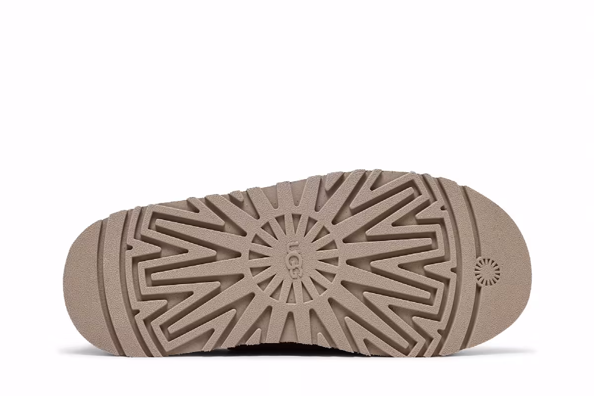 UGG Women's Platform Slip-On Bow Slipper Sand, view 5