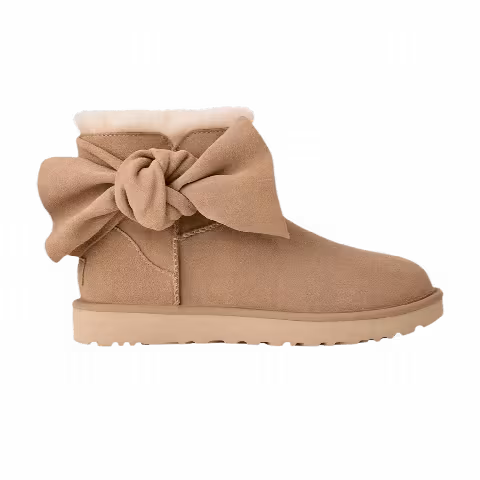 UGG Wmns Classic Mini Bow 'Sand'