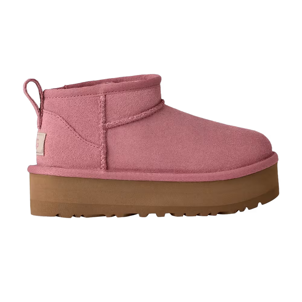 UGG Classic Ultra Mini Platform Boot Kids Pink Dawn
