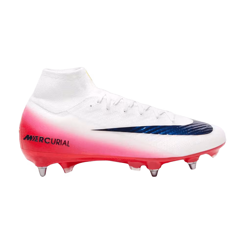 Nike Zoom Mercurial Superfly Pro 10 Elite SG White Red Black