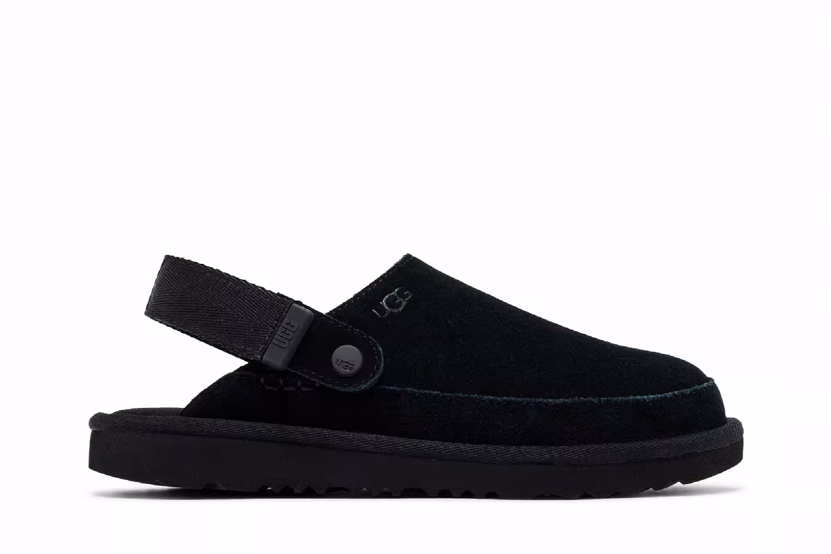 UGG Goldenstar Clog Kids Black, view 2