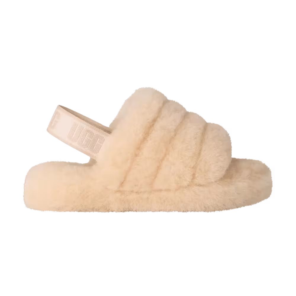 UGG Fluff Yeah Slide Kids Natural Sea Salt