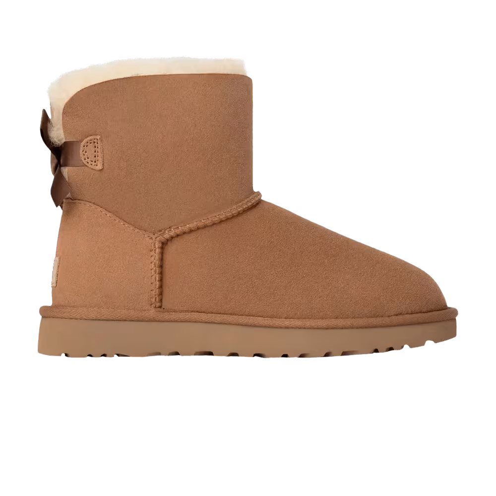 UGG Women's Mini Bailey Bow 2 Chestnut