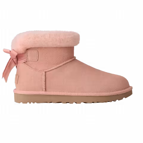 UGG Wmns Mini Bailey Mixed Bow Boot 'Beige Blush'