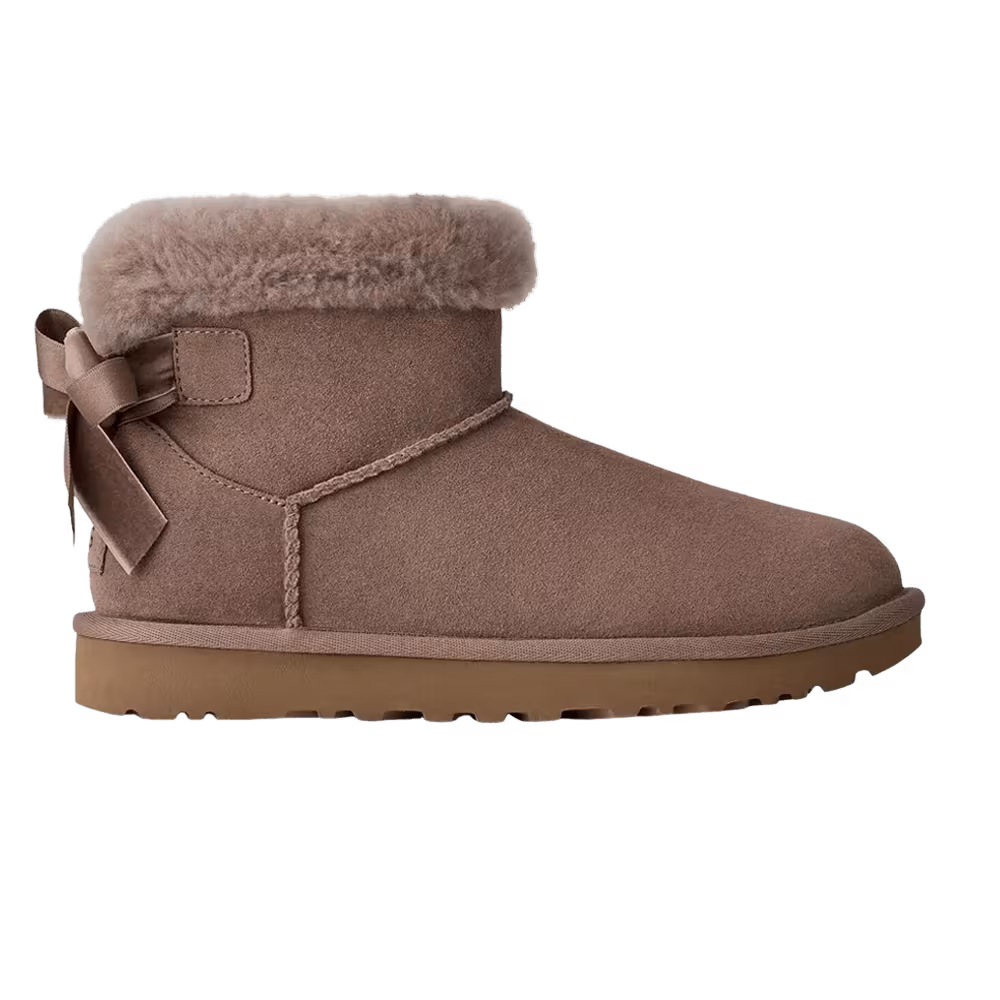 UGG Women's Mini Bailey Mixed Bow Caribou