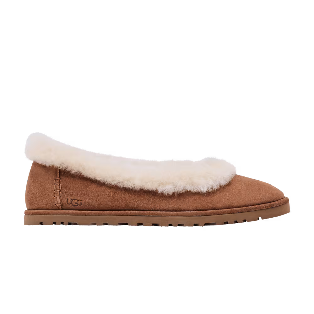 UGG Women's Zora Ballet Flat Chestnut